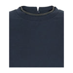 Brunello Cucinelli T-shirts and Polos Blue MPT18BD200C7186-AI25