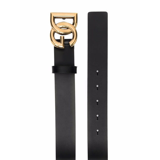 Dolce & Gabbana DG Logo leather belt Belts