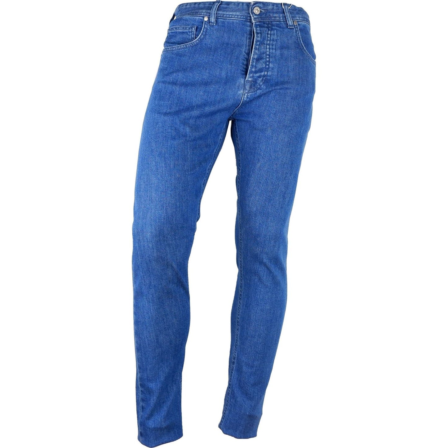 Aquascutum Blue Cotton Men's Jeans
