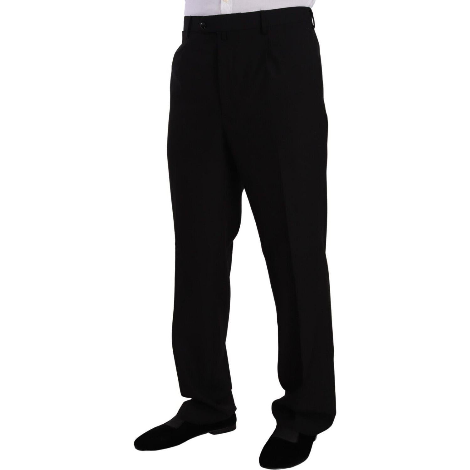 طقم بدلة سوداء أنيقة من قطعتين من تصميم دومينيكو تاجلينتي