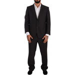 Domenico Tagliente Dark Gray Single Breasted Formal Suit KOS1952 - 49