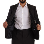 Domenico Tagliente Dark Gray Single Breasted Formal Suit KOS1952 - 49