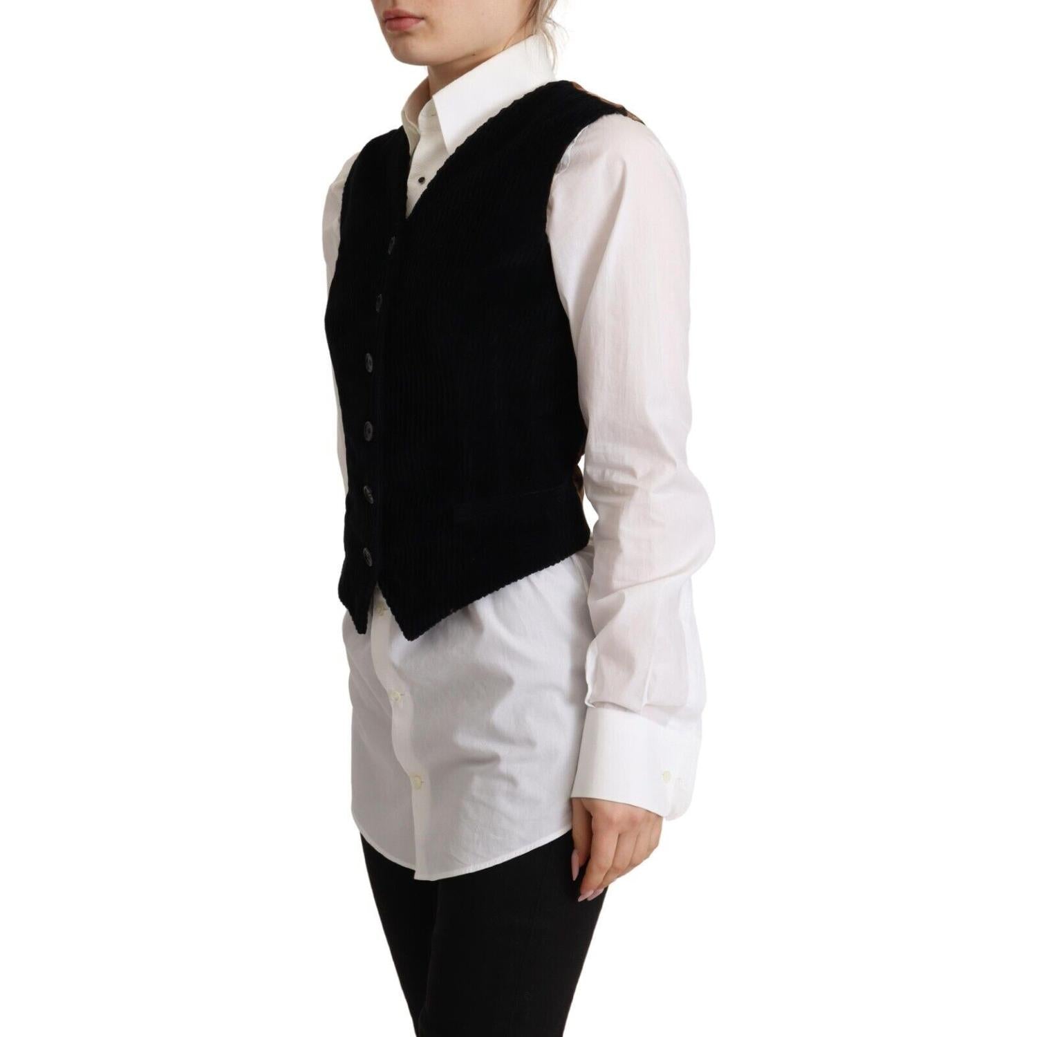 优雅 V 领无袖背心