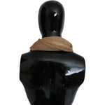 GF Ferre Brown Neck Wrap Winter Shawl Foulard Scarf MS1638