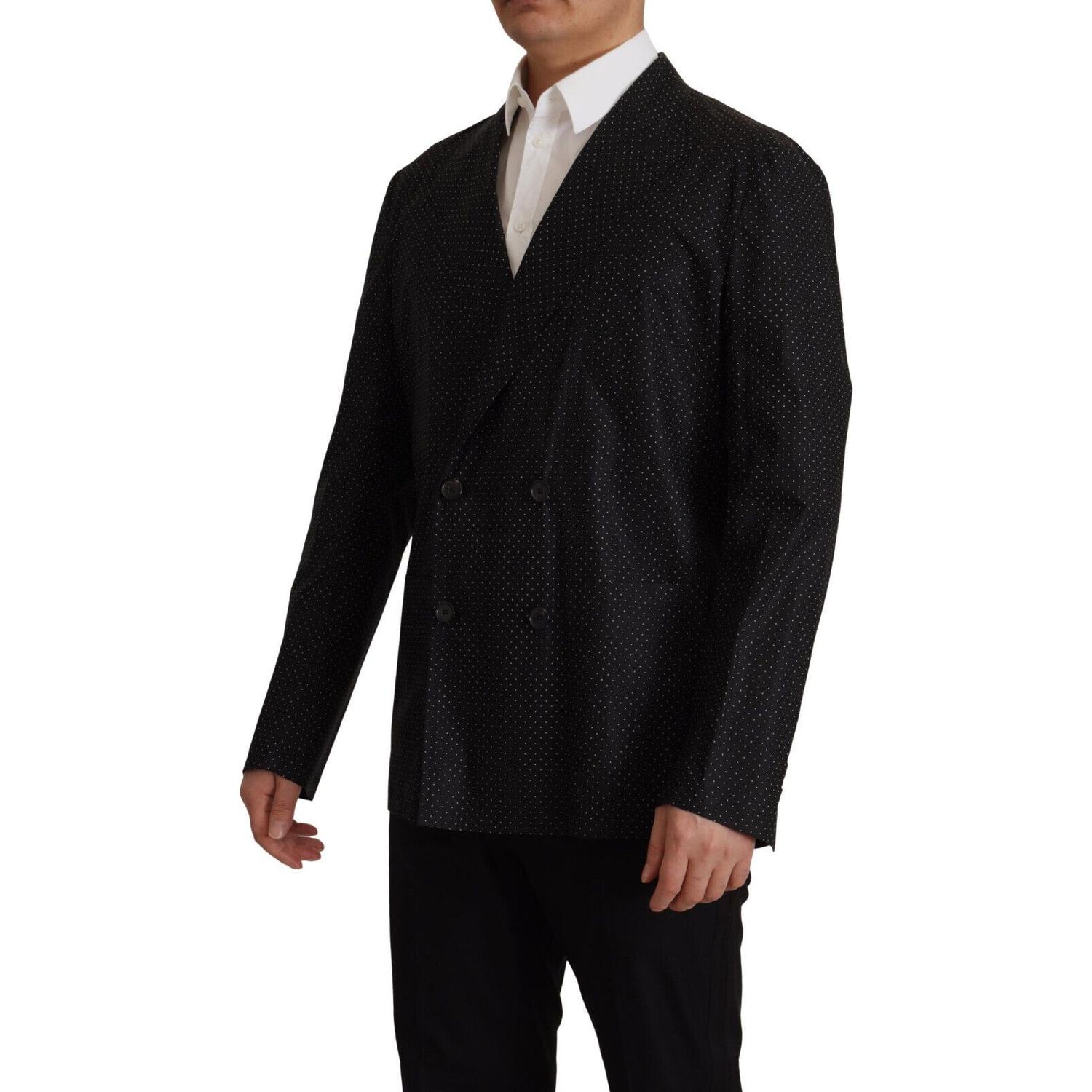 بليزر مزدوج الصدر من Dolce &amp; Gabbana منقطة