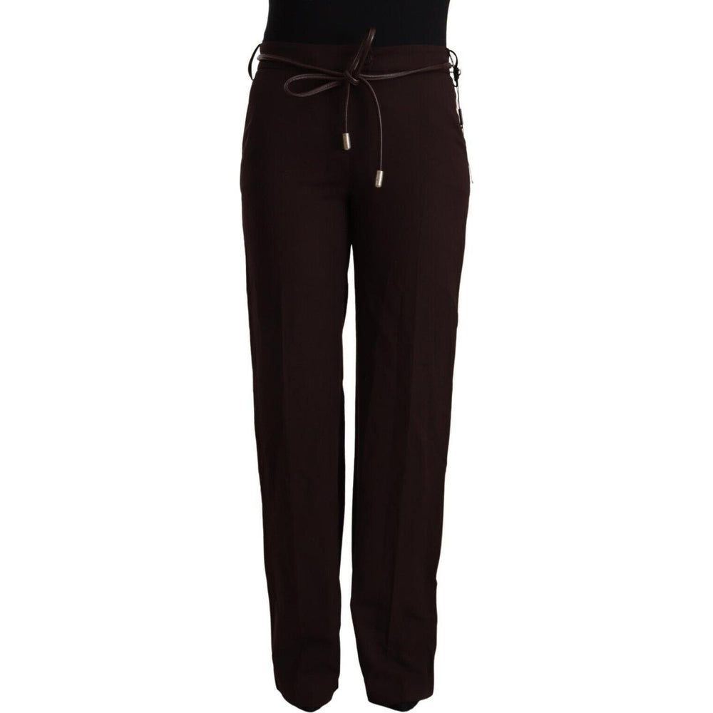 Patrizia Pepe Black High Waist Straight Formal Pants PAN72124 - 44