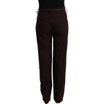Patrizia Pepe Black High Waist Straight Formal Pants PAN72124 - 44