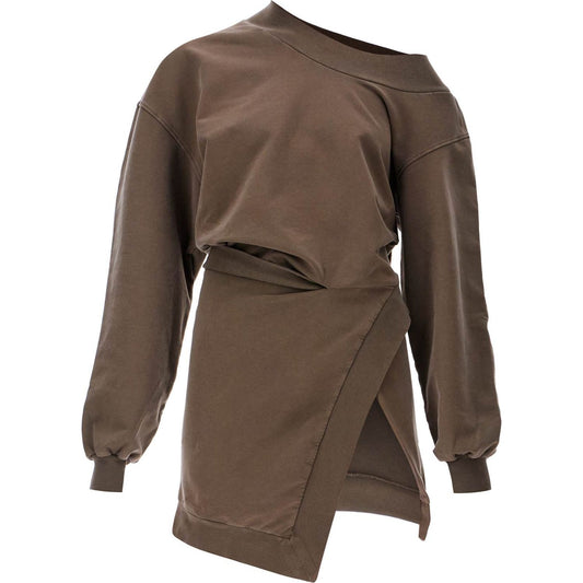 The Attico lightweight fleece mini dress