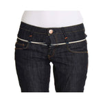 Acht Blue Denim Cotton Bottoms Straight Fit Jeans SIG30155-1