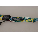 Dolce & Gabbana Multicolor Majolica Print Adjustable Papillon Bow Tie FT3716