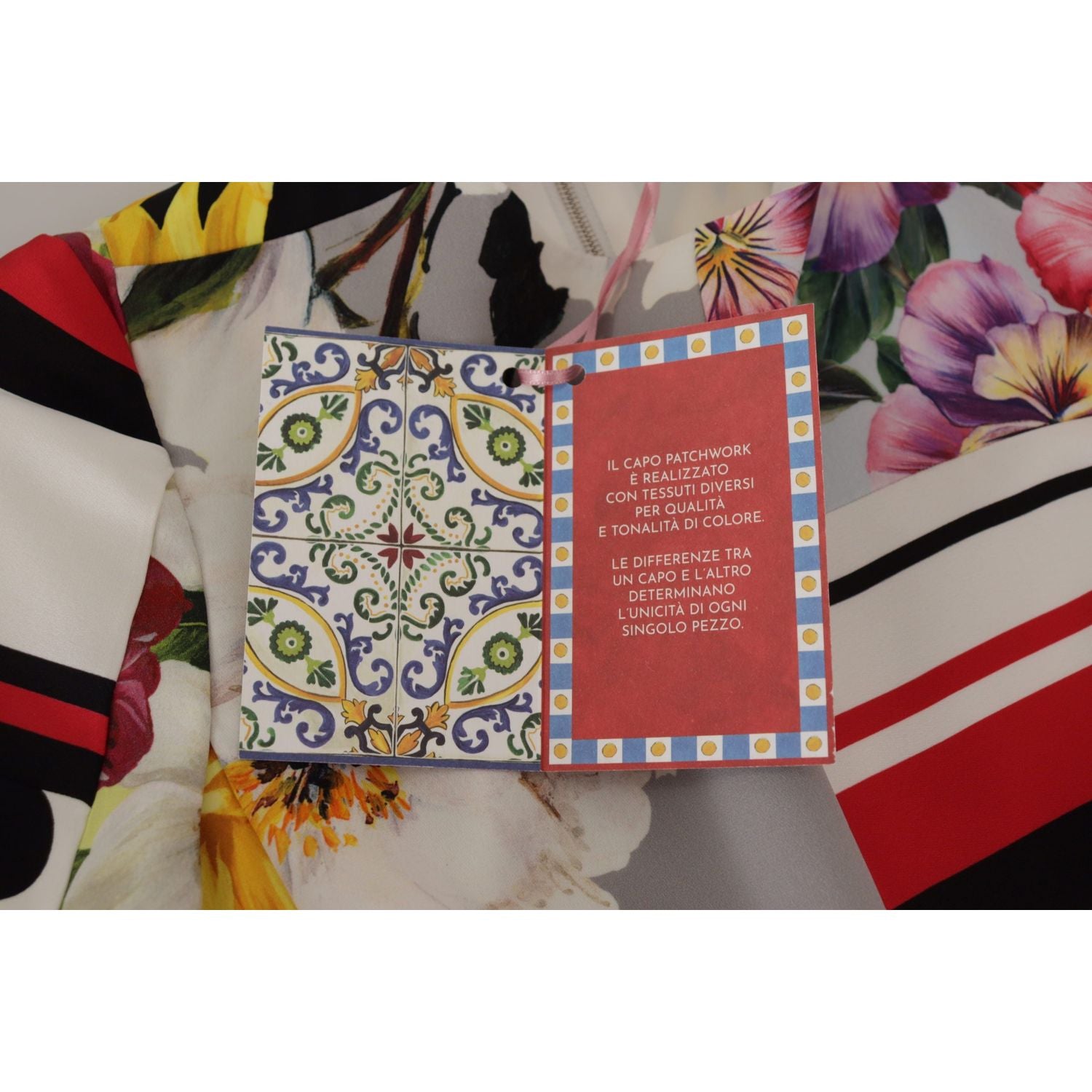 多色拼布软缎直筒连衣裙