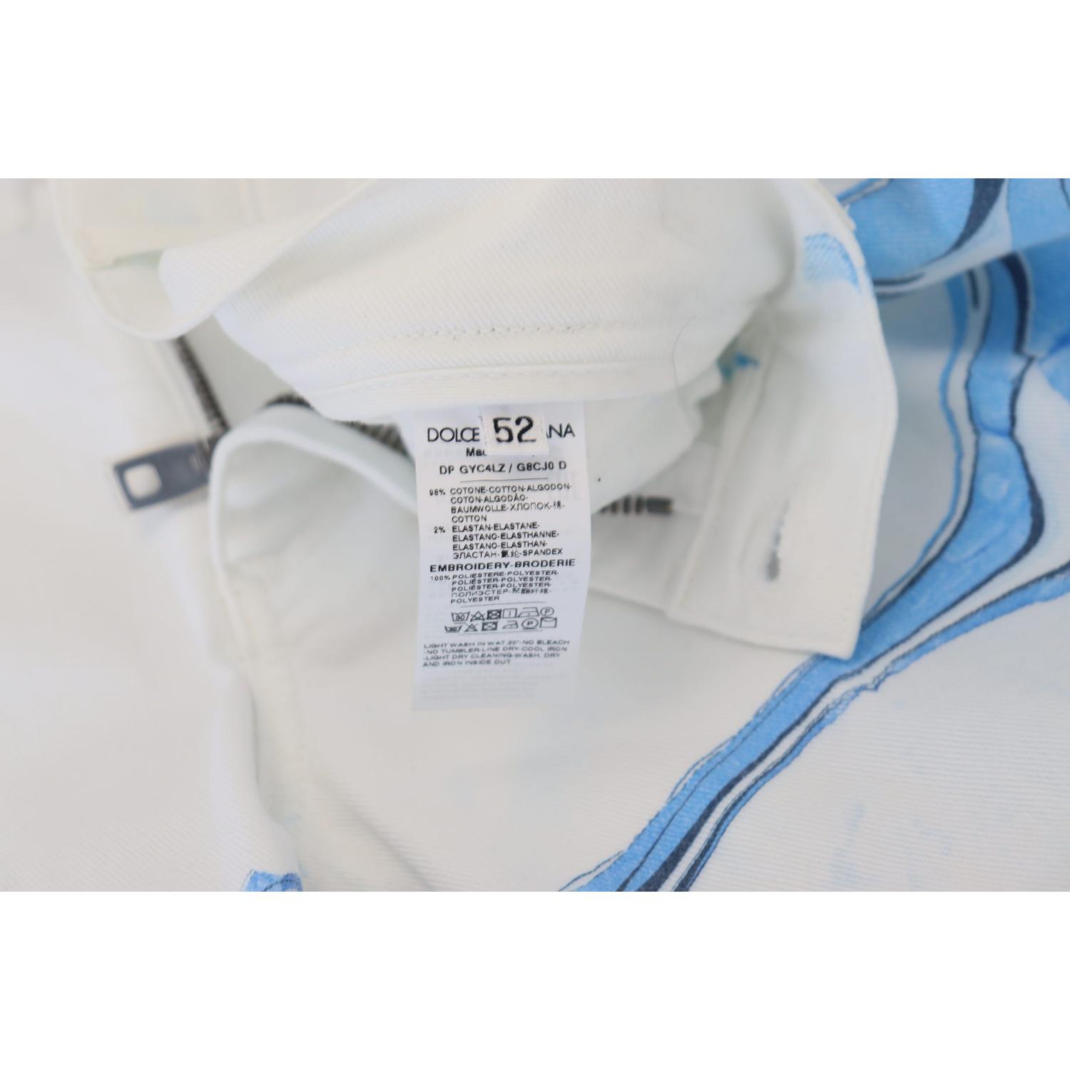 بنطلون جينز كاجوال أنيق بقصّة Slim Fit من Dolce &amp; Gabbana