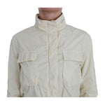 P.A.R.O.S.H. Chic Beige Trench Jacket Coat Coats & Jackets P.A.R.O.S.H. Gray