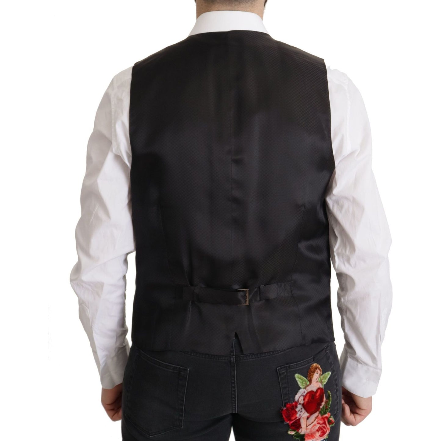 Dolce & Gabbana Dark Blue Single Breasted MARTINI Blazer