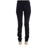 Costume National Blue Cotton Blend Slim Fit Jeans SIG30204-1