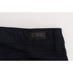 Costume National Blue Cotton Blend Slim Fit Jeans SIG30204-1