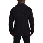 Dolce & Gabbana Elegant Double-Breasted Wool-Cashmere Coat Dolce & Gabbana Black