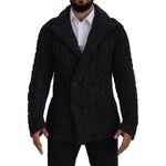 Dolce & Gabbana Elegant Double-Breasted Wool-Cashmere Coat Dolce & Gabbana Black