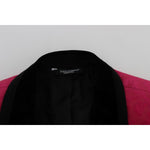 Dolce & Gabbana Pink Floral Brocade Slim Blazer Jacket SIG50050-1