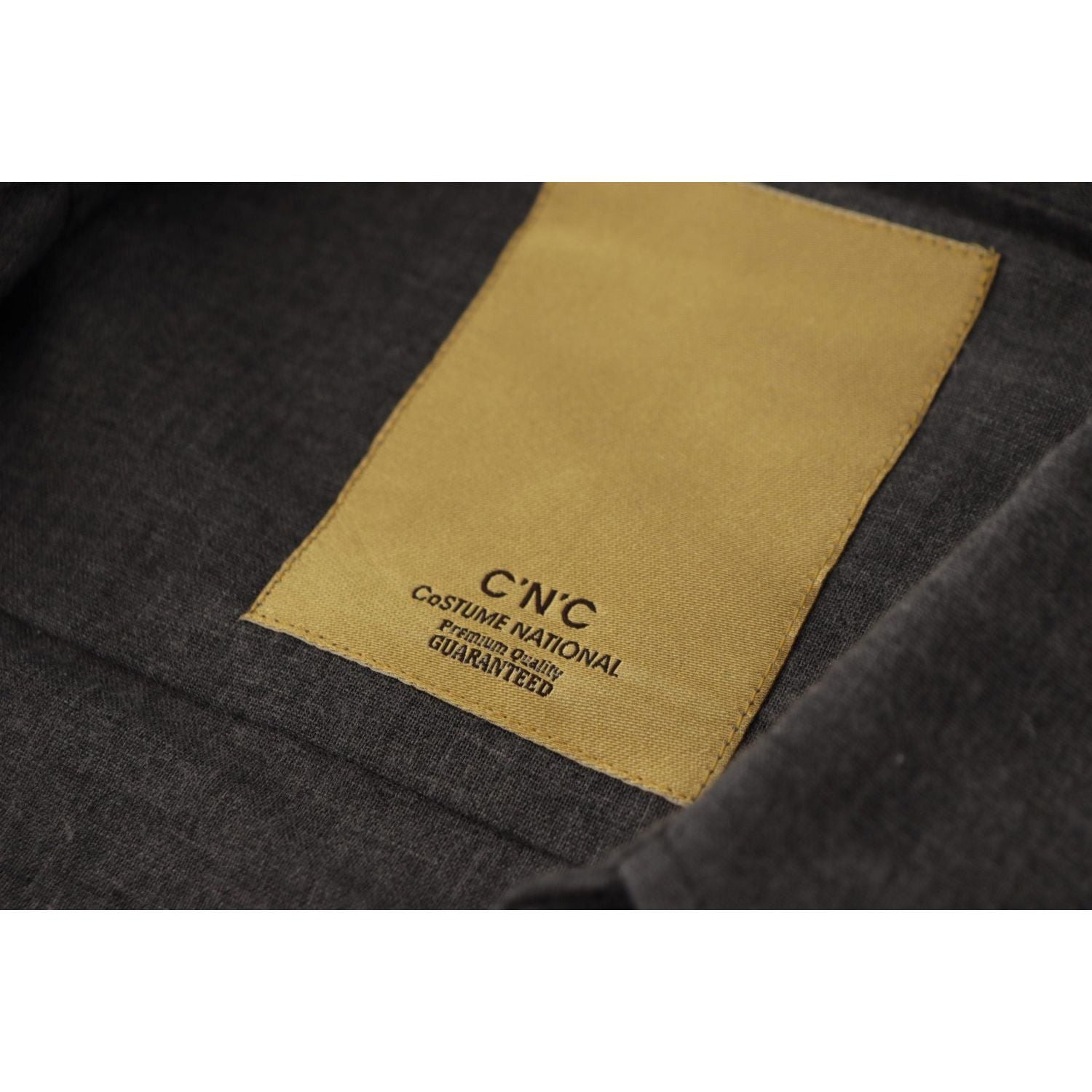 قميص رسمي أنيق من القطن باللون الرمادي بأزرار أمامية