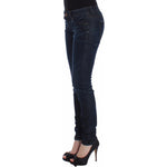 Ermanno Scervino Blue Slim Jeans Denim Pants Skinny Leg Stretch SIG12473-1