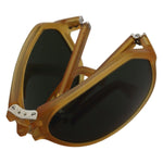 Dolce & Gabbana Yellow Acetate Black Lens Aviator DG4196 Sunglasses