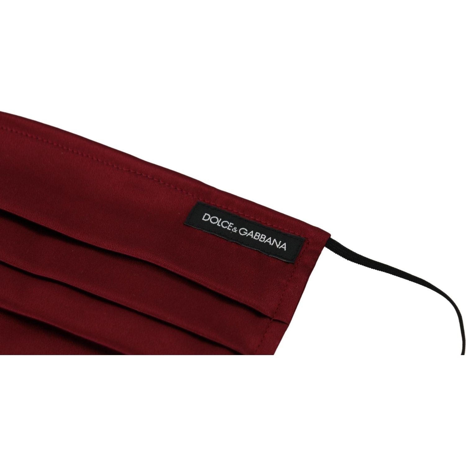 优雅丝绸褶皱栗色面膜