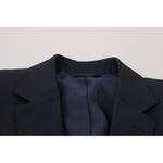Dolce & Gabbana Dark Blue Wool Single Breasted MARTINI Blazer JKT3453 - 48