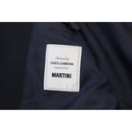 Dolce & Gabbana Dark Blue Wool Single Breasted MARTINI Blazer JKT3453 - 48