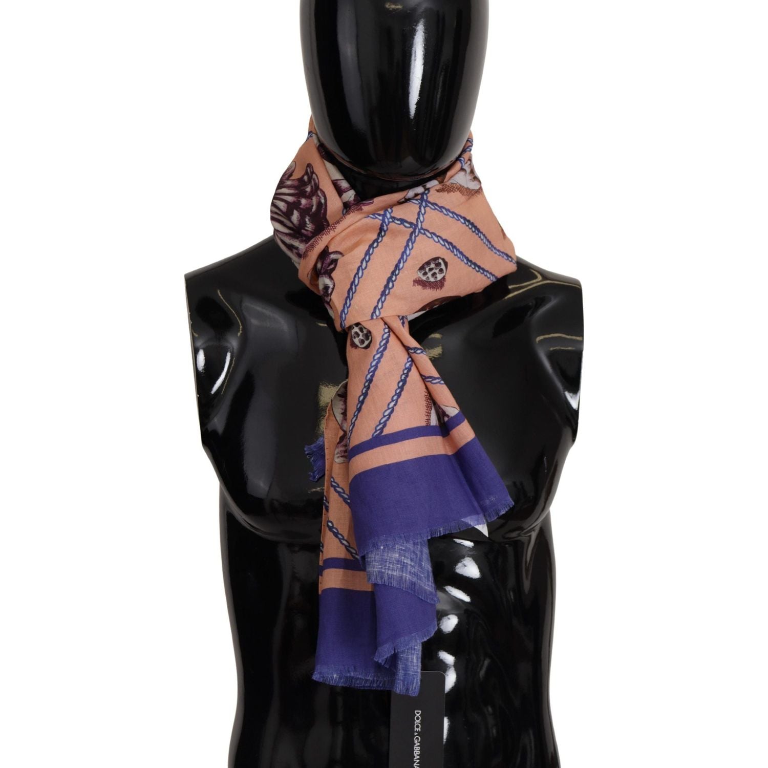 男士多色贝壳亚麻围巾