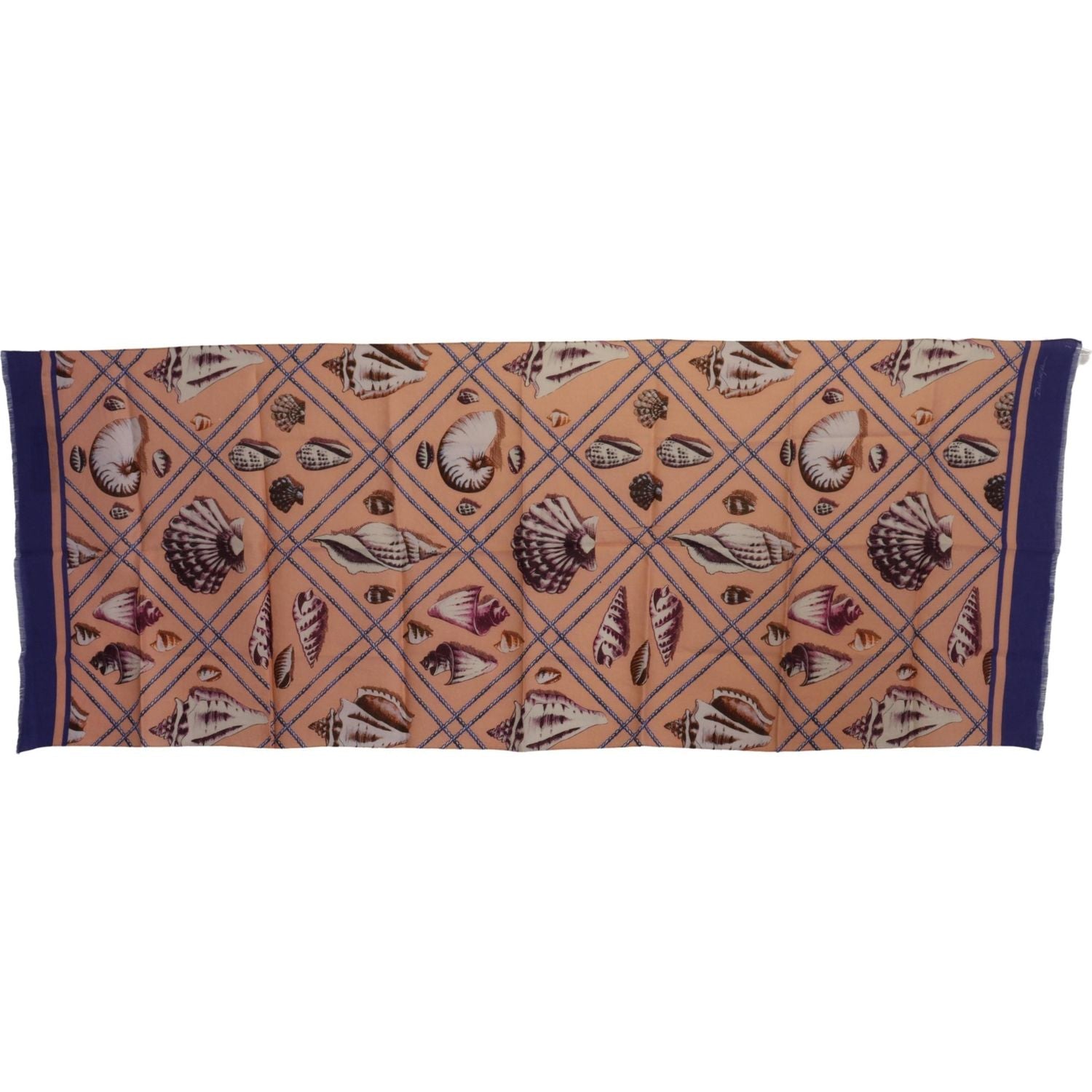 男士多色贝壳亚麻围巾