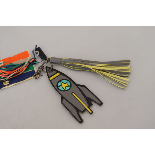 MSGM Chic Multicolor Keychain & Bag Charms MSGM Dark Gray