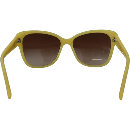 Dolce & Gabbana Yellow Acetate Frame Stars Embellishment DG4124 Sunglasses