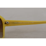 Dolce & Gabbana Yellow Acetate Frame Stars Embellishment DG4124 Sunglasses
