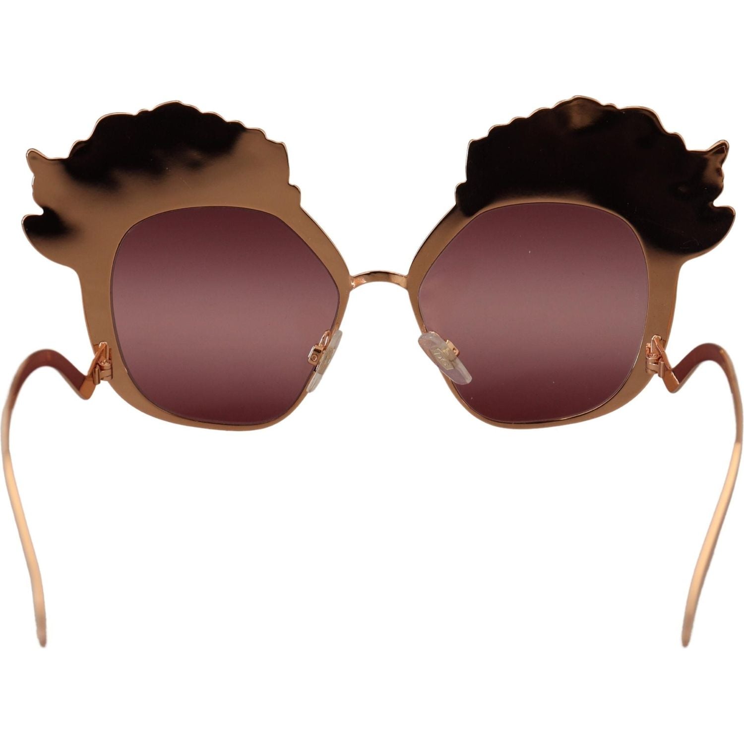 نظارات شمسية دولتشي آند غابانا شيك روز مطرزة بالترتر