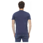 Baldinini Trend Blue Cotton Men T-Shirt BA-23185-XS