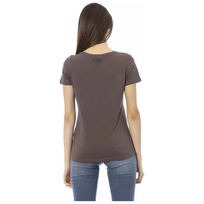 Trussardi Action Brown Cotton Women Top