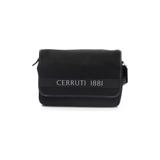 Cerruti 1881 Black Nylon Women Crossbody Bag CE-22949
