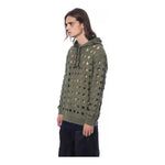 Nicolo Tonetto Army Cotton Men Sweater Nicolo Tonetto Dim Gray