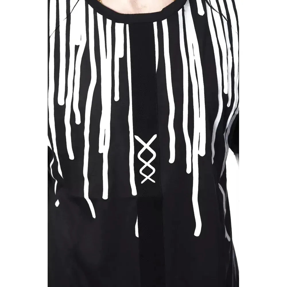 تي شيرت رجالي من القطن باللون الأسود من نيكولو تونيتو