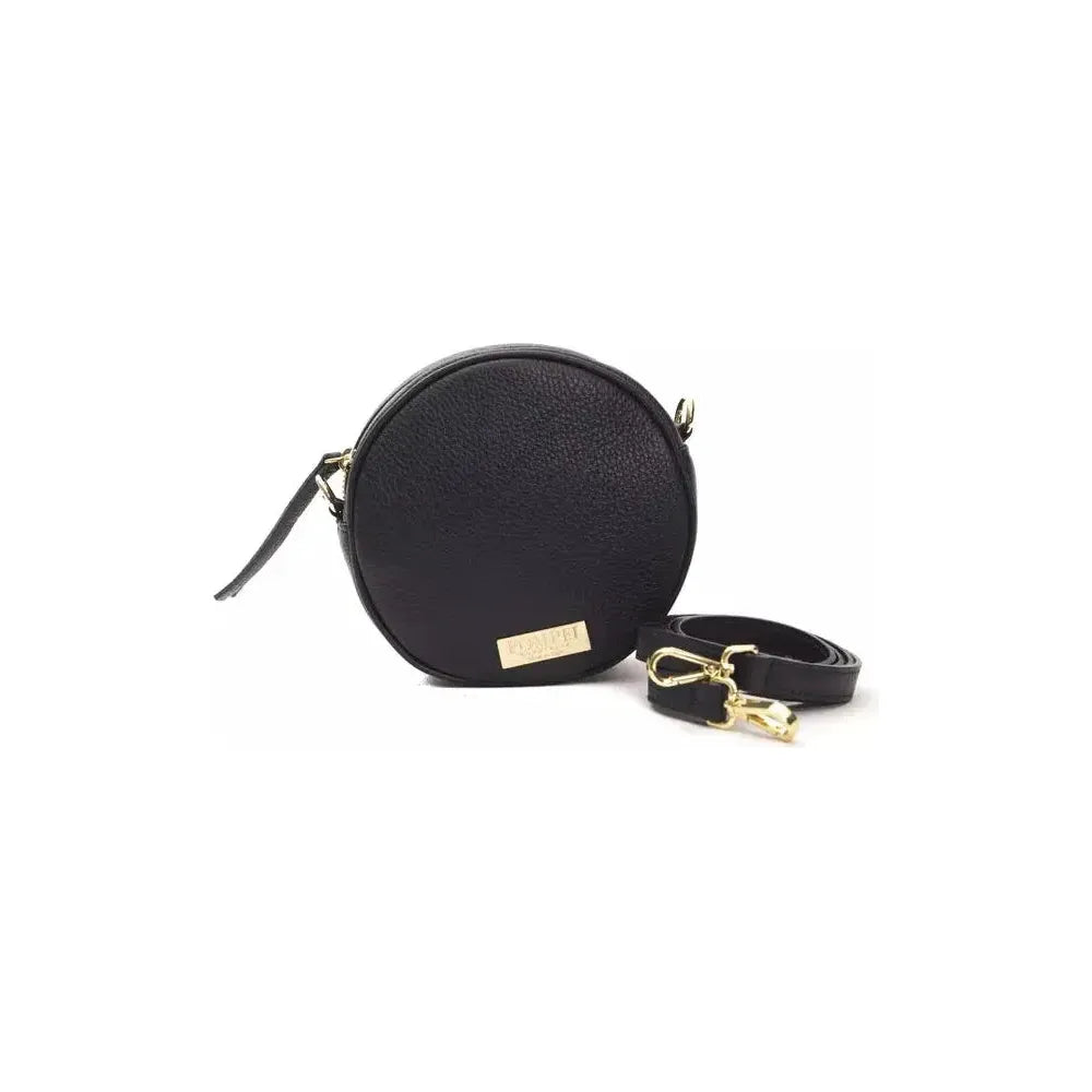Pompei Donatella Gray Leather Women Crossbody Bag
