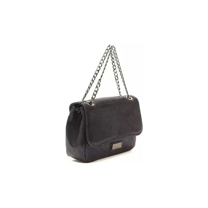 Pompei Donatella Blue Leather Women Crossbody Crossbody Bag