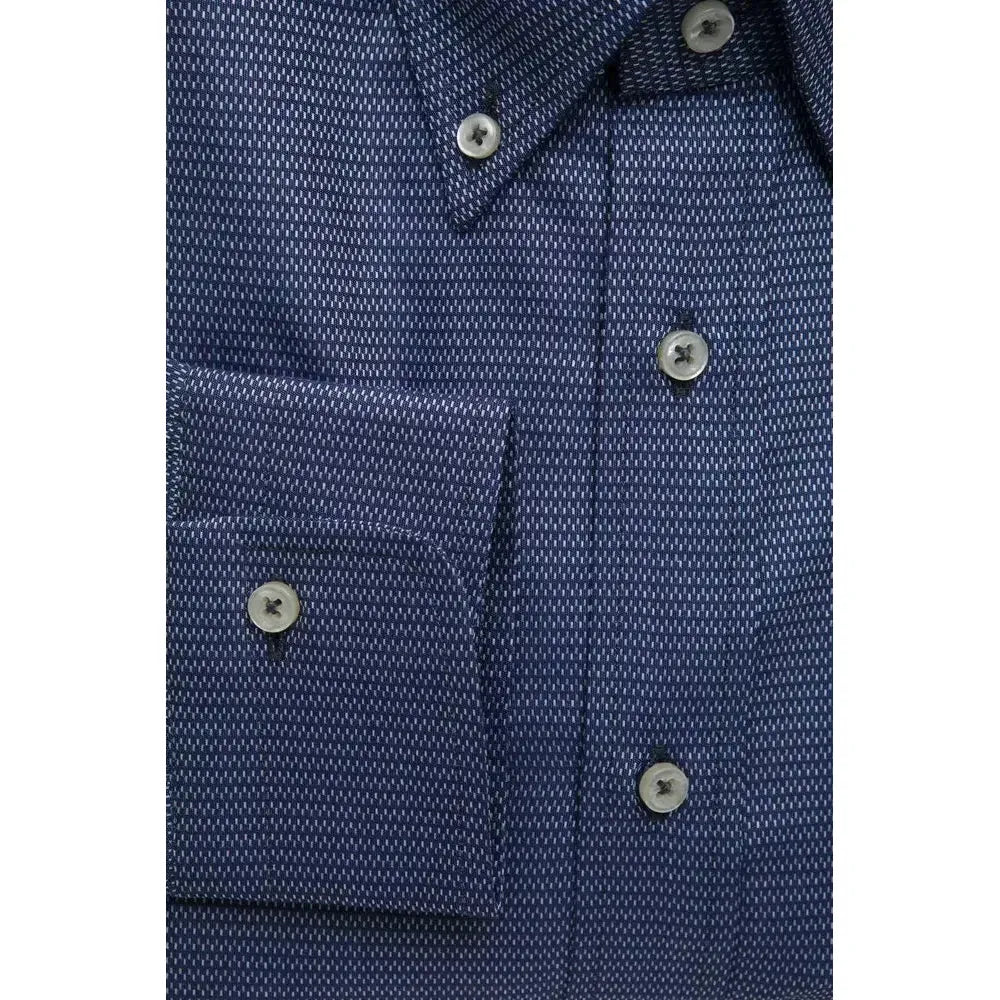 Robert Friedman Blue Cotton Mens Shirt