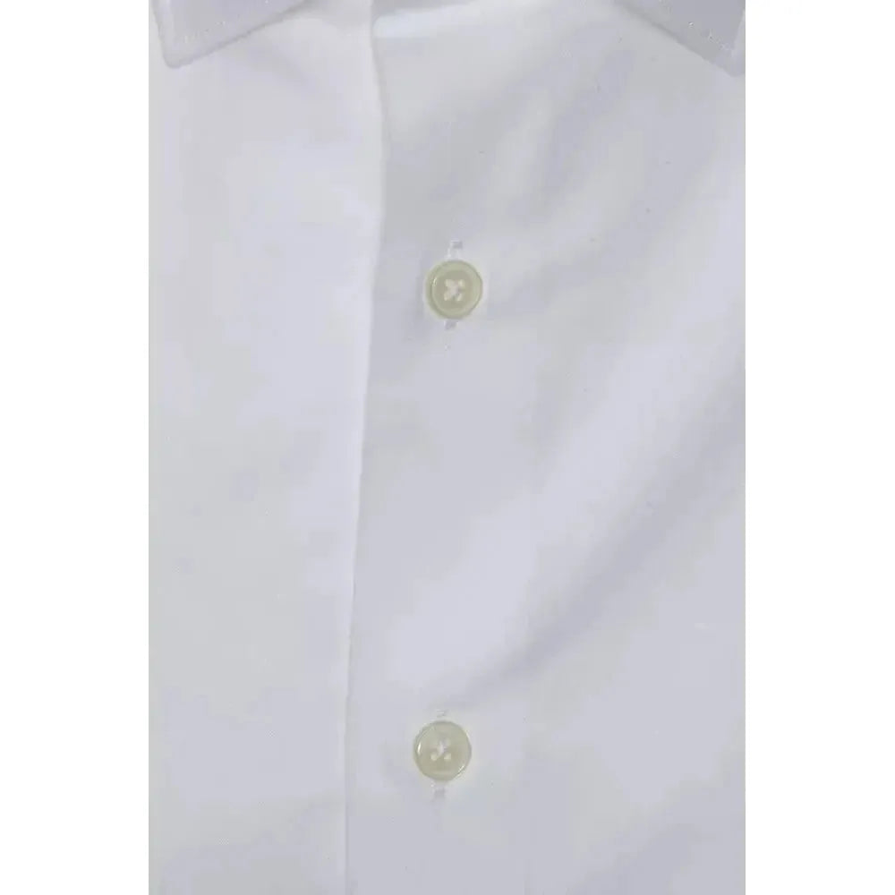Robert Friedman White Cotton Men Shirt