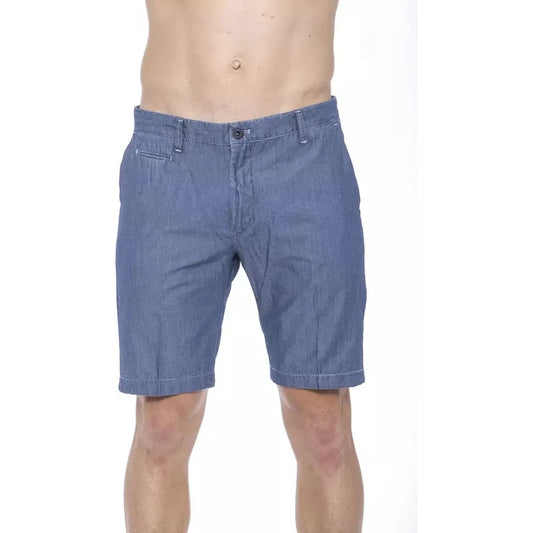 Armata Di Mare Chic Nautical Blue Bermuda Shorts ARDI-19424-IT52-FBB-97
