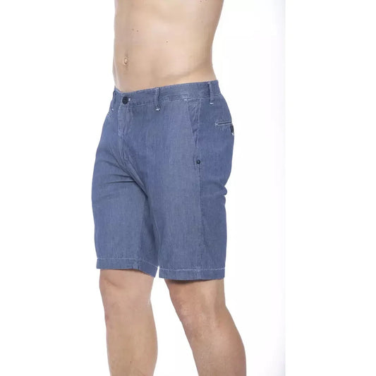 Armata Di Mare Chic Nautical Blue Bermuda Shorts ARDI-19424-IT52-FBB-97