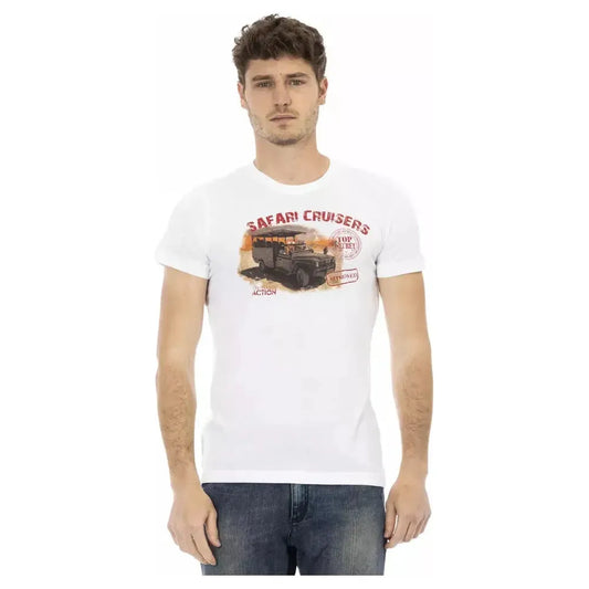 Trussardi Action White Cotton Men's T-Shirt