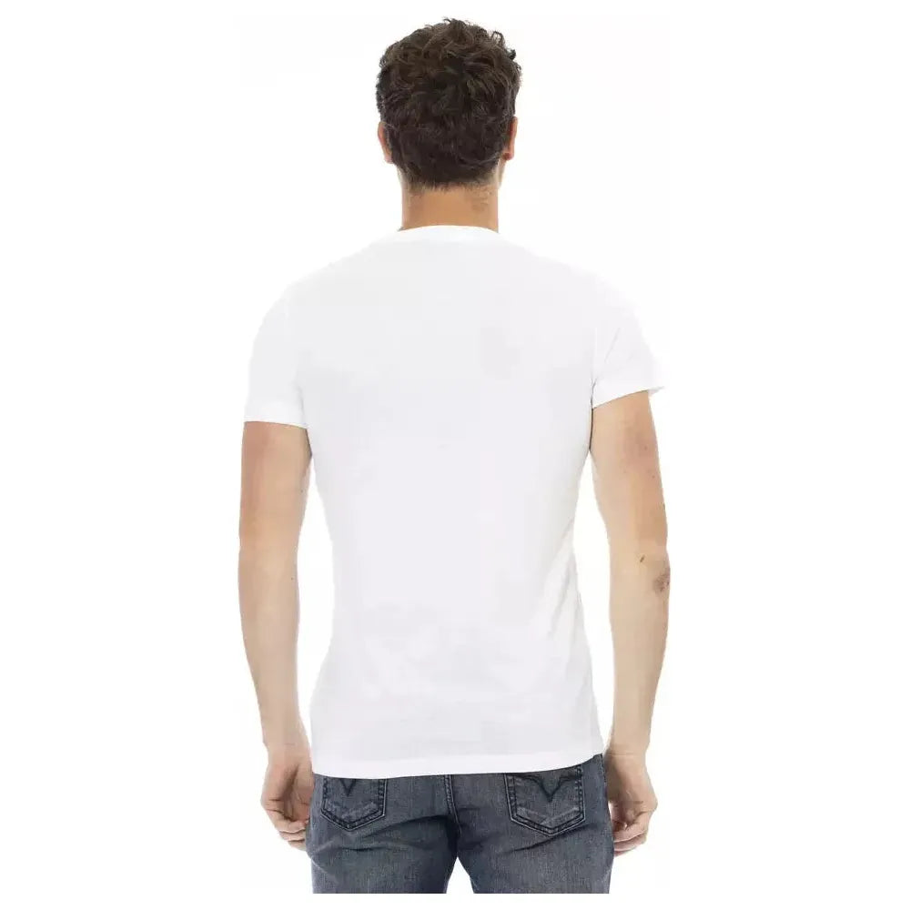 Trussardi Action White Cotton Men's T-Shirt