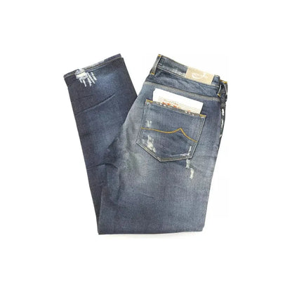 Jacob Cohen Blue Cotton Women Jeans
