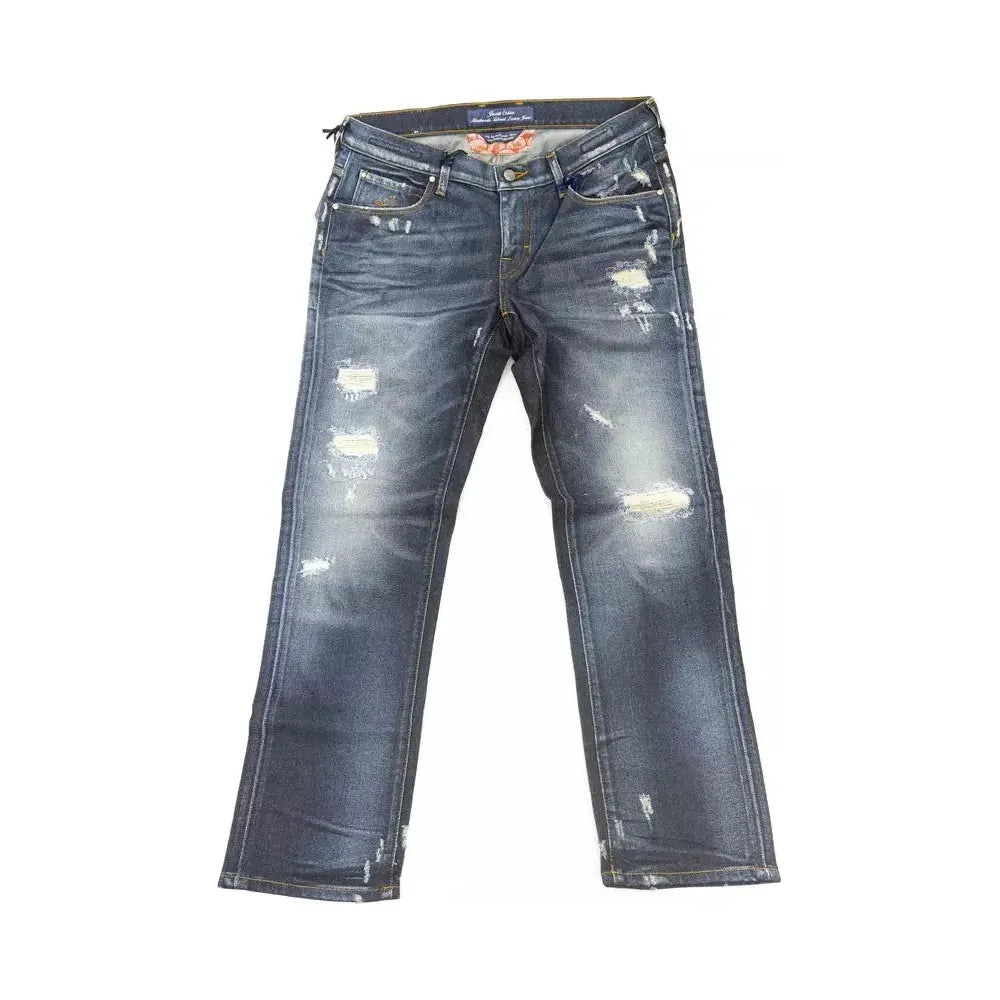 Jacob Cohen Blue Cotton Women Jeans